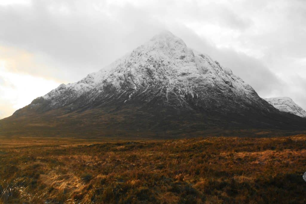 Picture of a mountain in the Scottish highlands. photo by Jennifer Bonauer